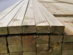 LAMBOURDES PIN NORD AUTOCLAVE CL4 47X70 RABOTEE VERT Lg 5.10ML botte de 4 p 2,8ML/M² A 40